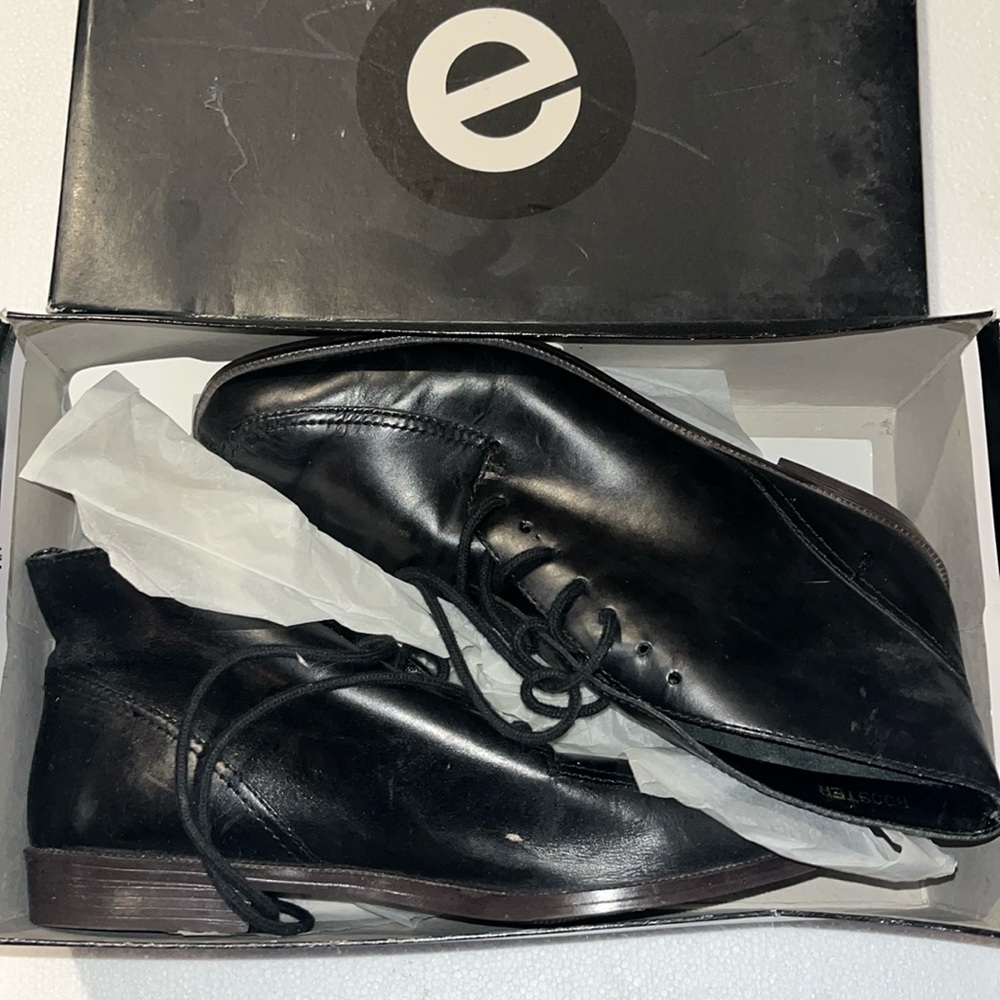 ellemenno Sheldon Black Vintage 7.5 Shoes